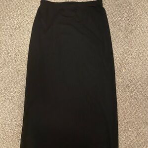 Forever 21 Classic Black Maxi Skirt